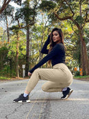 Damen Cargo Jogginghose 27'' Leichte Wanderhose Atmungskativ Schnelltrocknend Workout Lounge Casual Outdoor Funktionshose